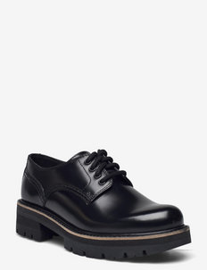 Orianna Derby - buty sznurowane - black hishine leather