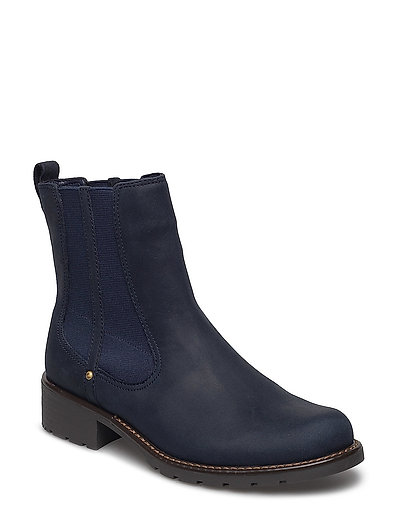 CLARKS Orinoco Club Stiefeletten Chelsea Boot Blau CLARKS