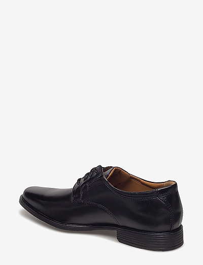 tilden plain black leather