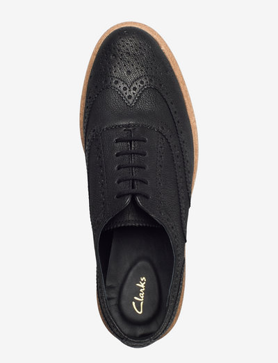 baille brogue black leather