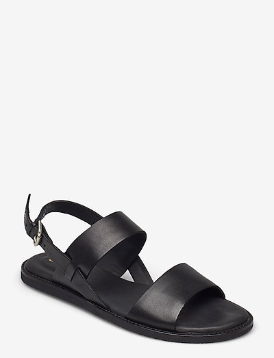Karsea Strap - platta sandaler - black leather