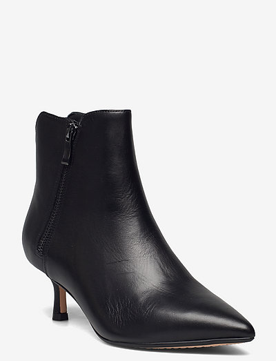 clarks heeled booties