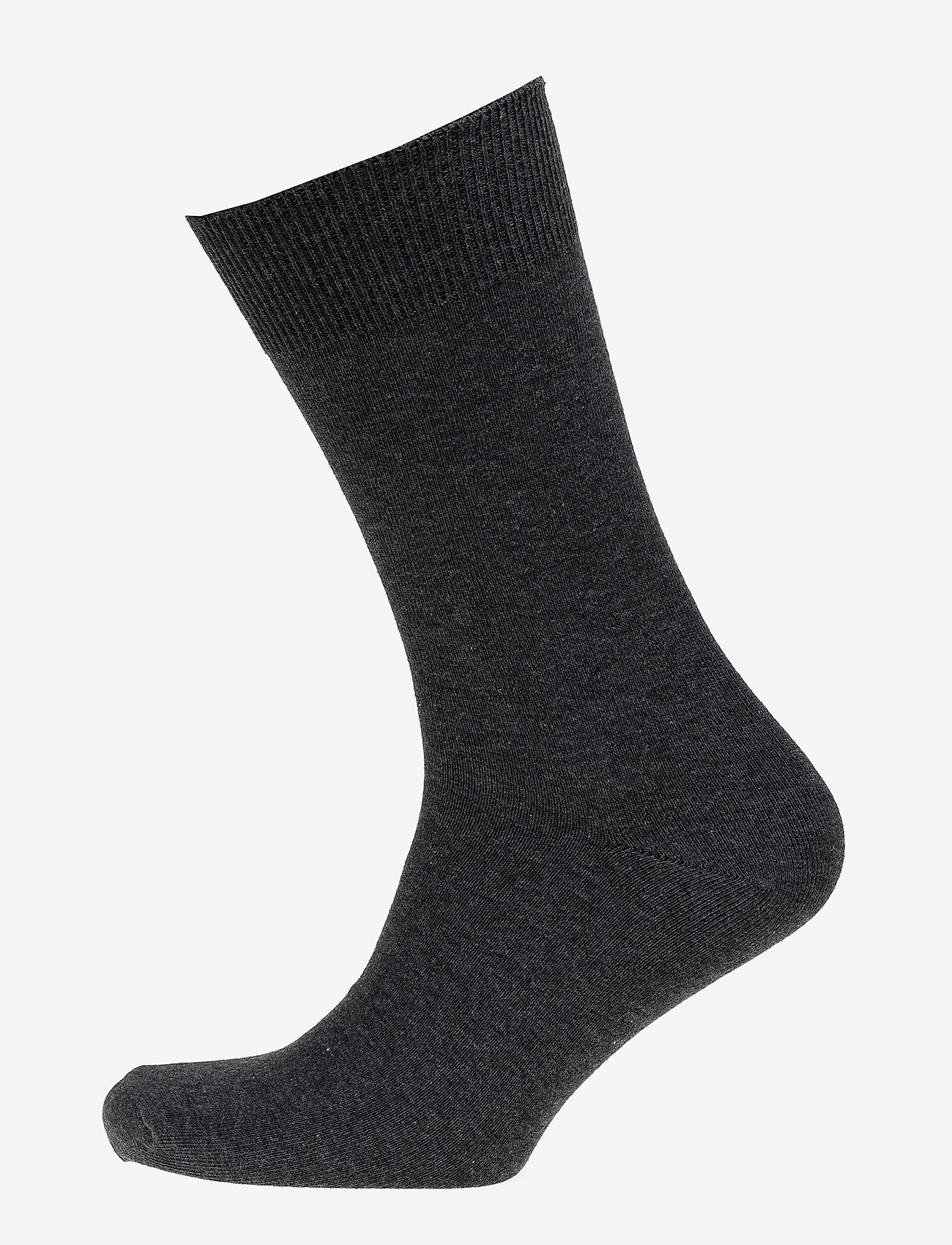 Claudio - Mens Classic Sock - vanlige sokker - black melange - 0