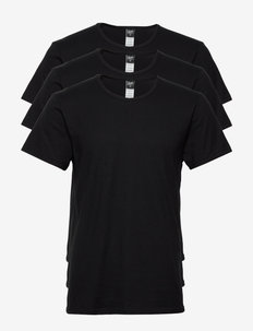 Claudio t-shirt 3-pack, organi - t-kreklu multipaka - svart
