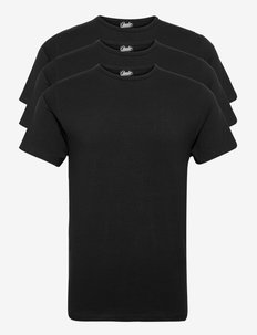 Claudio Tshirt 3-pack - basis-t-skjorter - svart