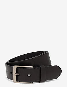 Claudio leather belt - klassiske belter - black