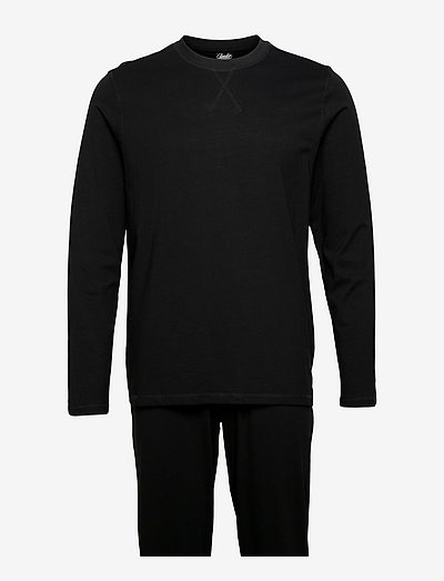 Claudio Pyjamas jersey - sov- & loungeplagg - svart
