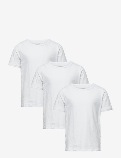 Claudio Boys 3-pack T-shirt - t-shirt uni à manches courtes - white