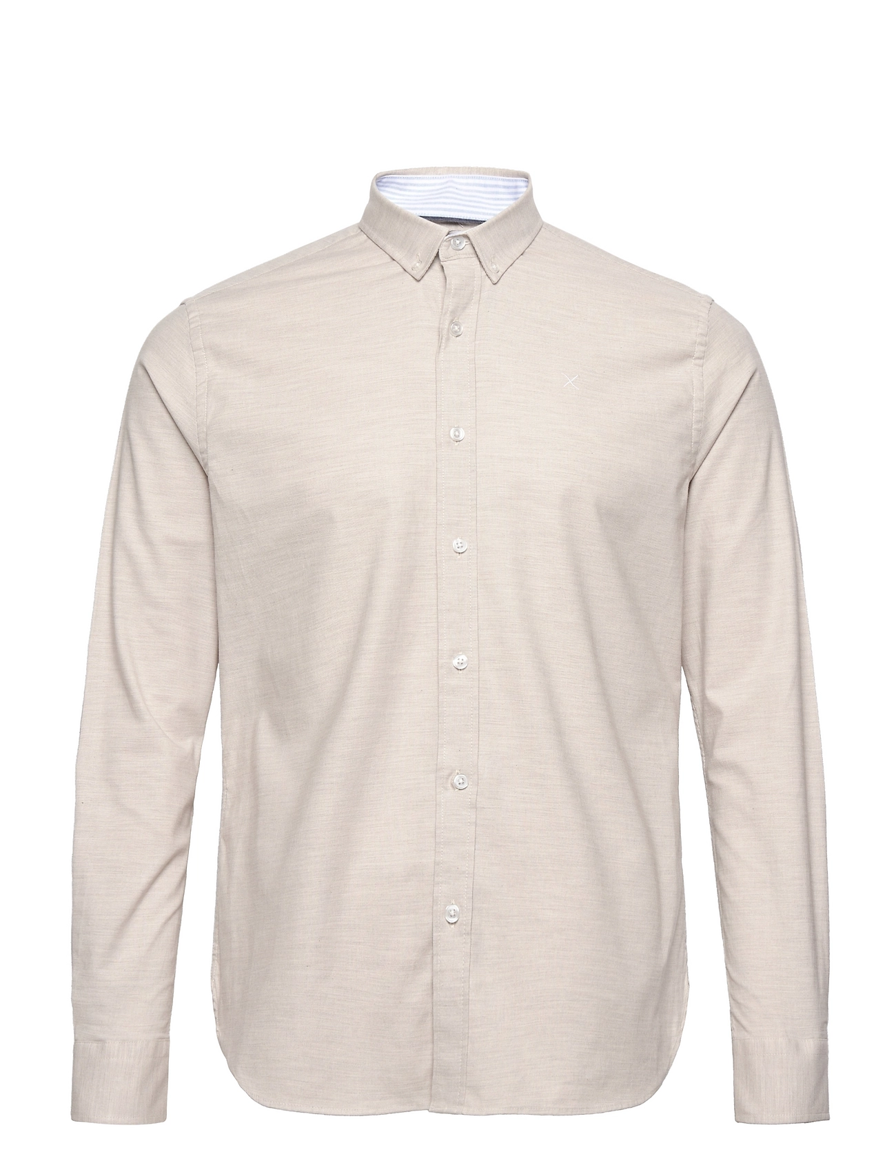 Oxford Stretch Plain L/S Pink Clean Cut Copenhagen