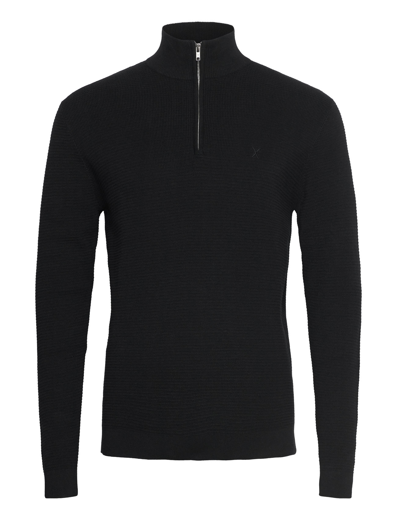 Clean Cut Copenhagen Oscar Half-Zip Knit Svart