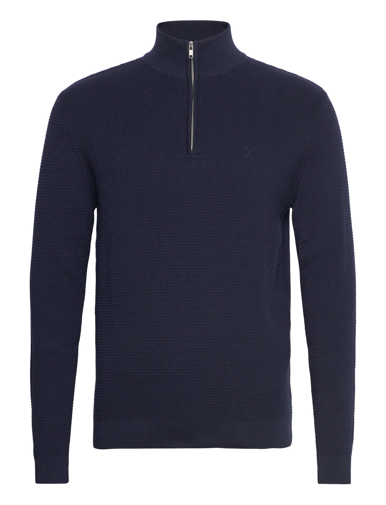 Clean Cut Copenhagen Oscar Half-Zip Knit Marinblå