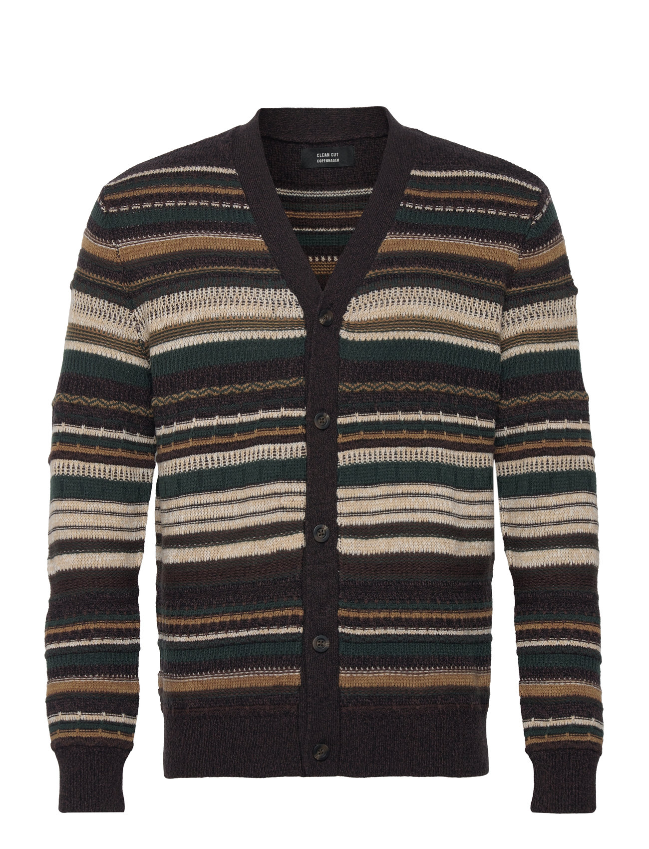 Clean Cut Copenhagen Phillip Cardigan Knit Brun