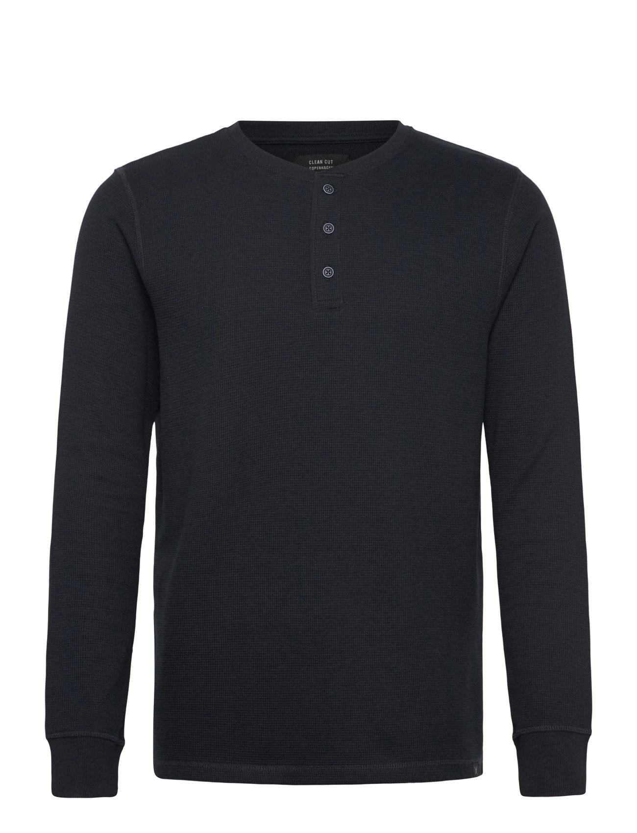 CLEAN CUT COPENHAGEN Cal L/S Grandad Navy - XXL - Herren