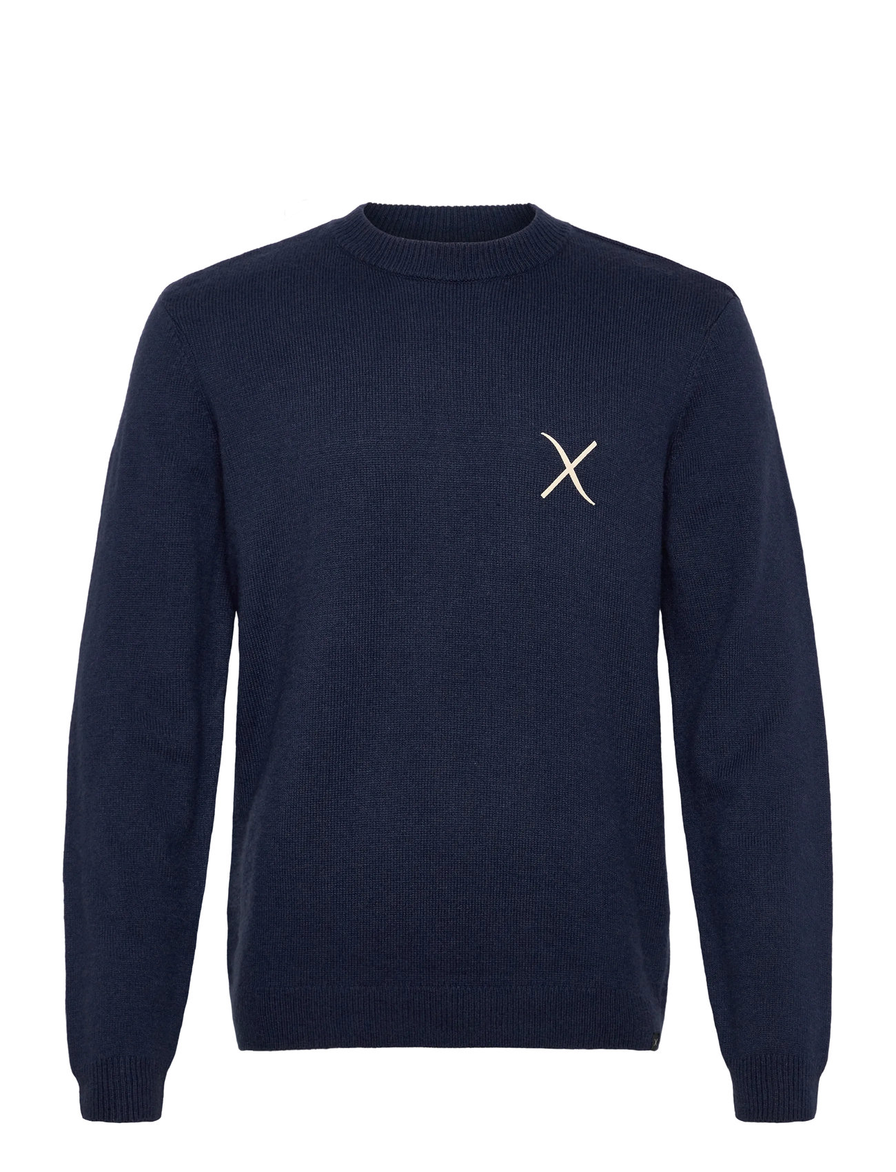CLEAN CUT COPENHAGEN Stone Knit Navy - S - Herren
