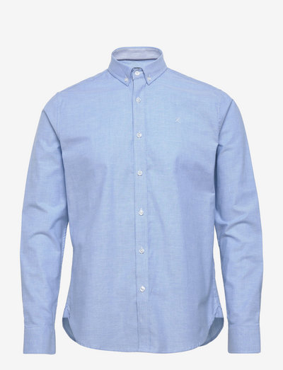 Oxford Stretch Plain L/S - oxford shirts - light blue