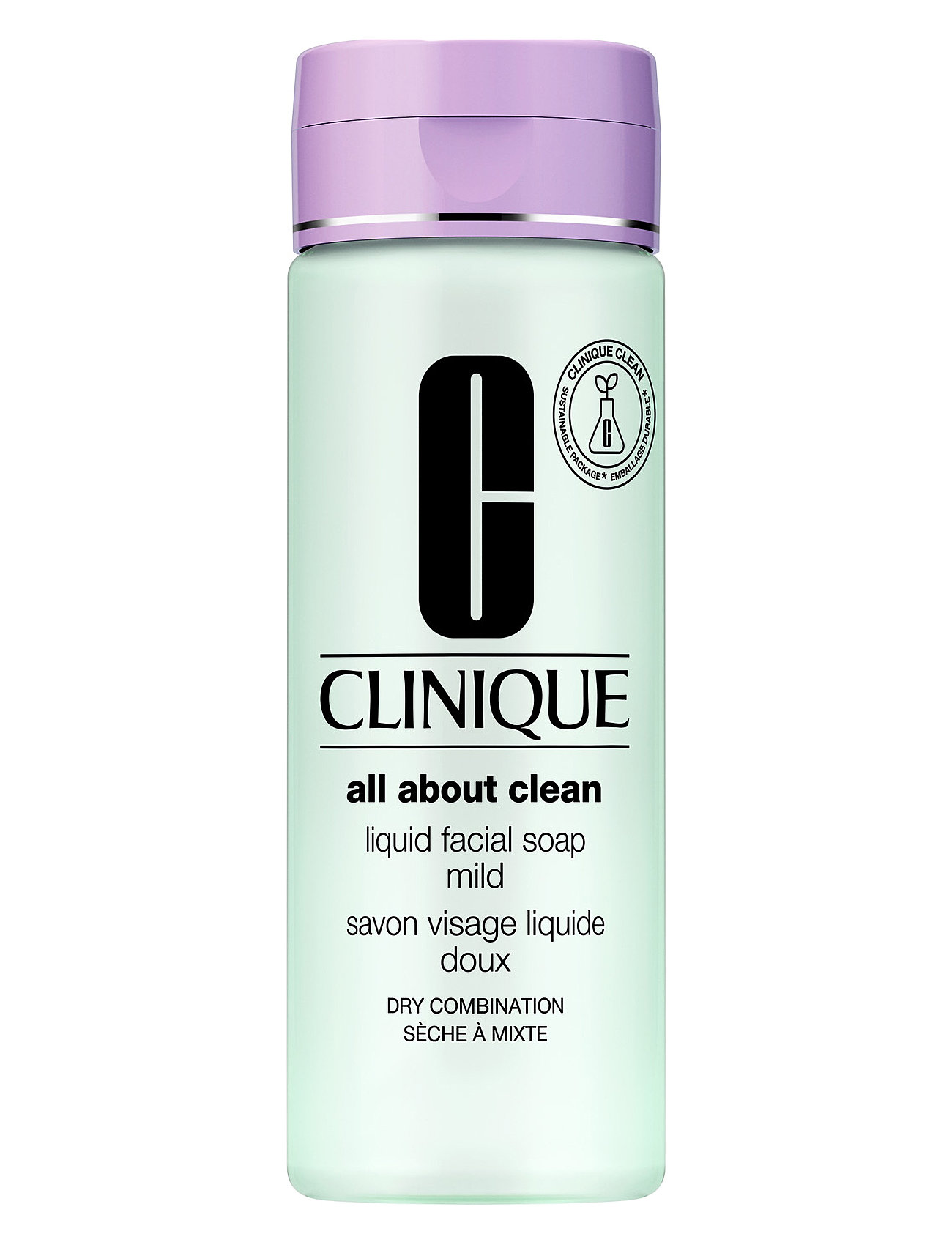 Clinique All About Clean Liquid Facial Soap Mild, 200ml, Nude, Rengøringsmidler > Ansigtsvask Og Rengøringsmidler, Dame