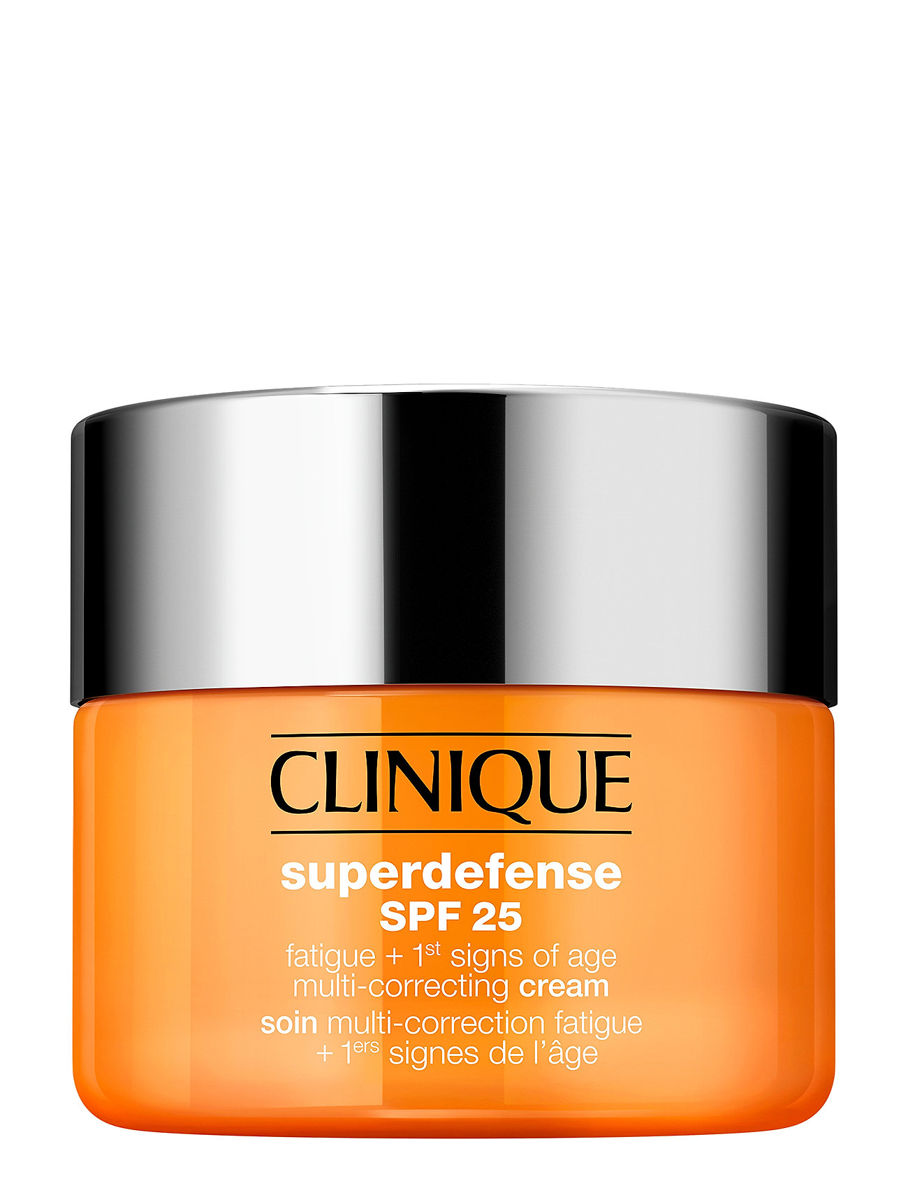 Superdefense Spf 25 Fatigue + 1St Signs Of Age Multi-Correcting Cream, Skin Type 3,4 Fugtighedscreme Dagcreme Nude Clinique