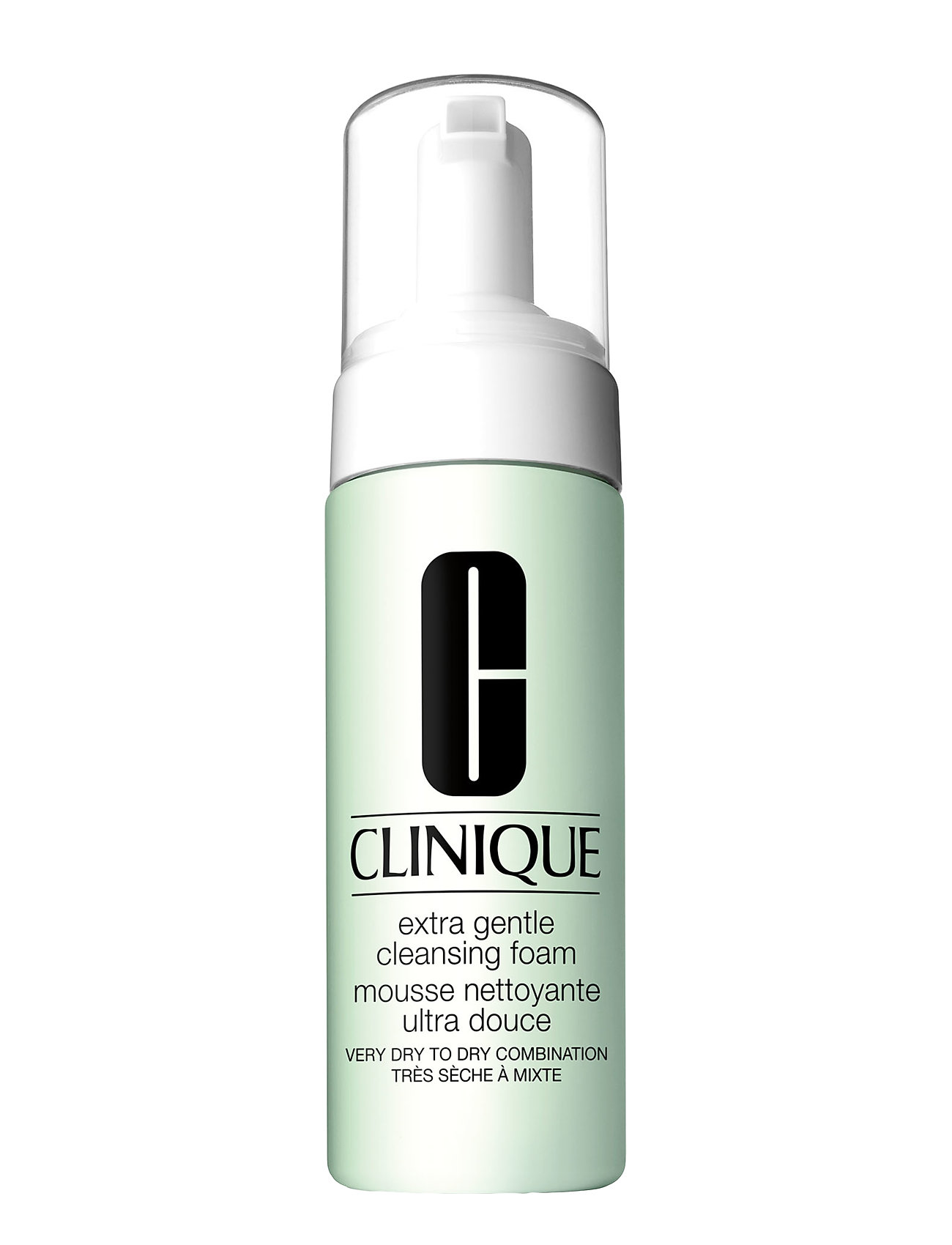 Clinique Extra Gentle Cleansing Foam, 125ml, Nude, Rengøringsmidler > Mousse Cleanser, Dame