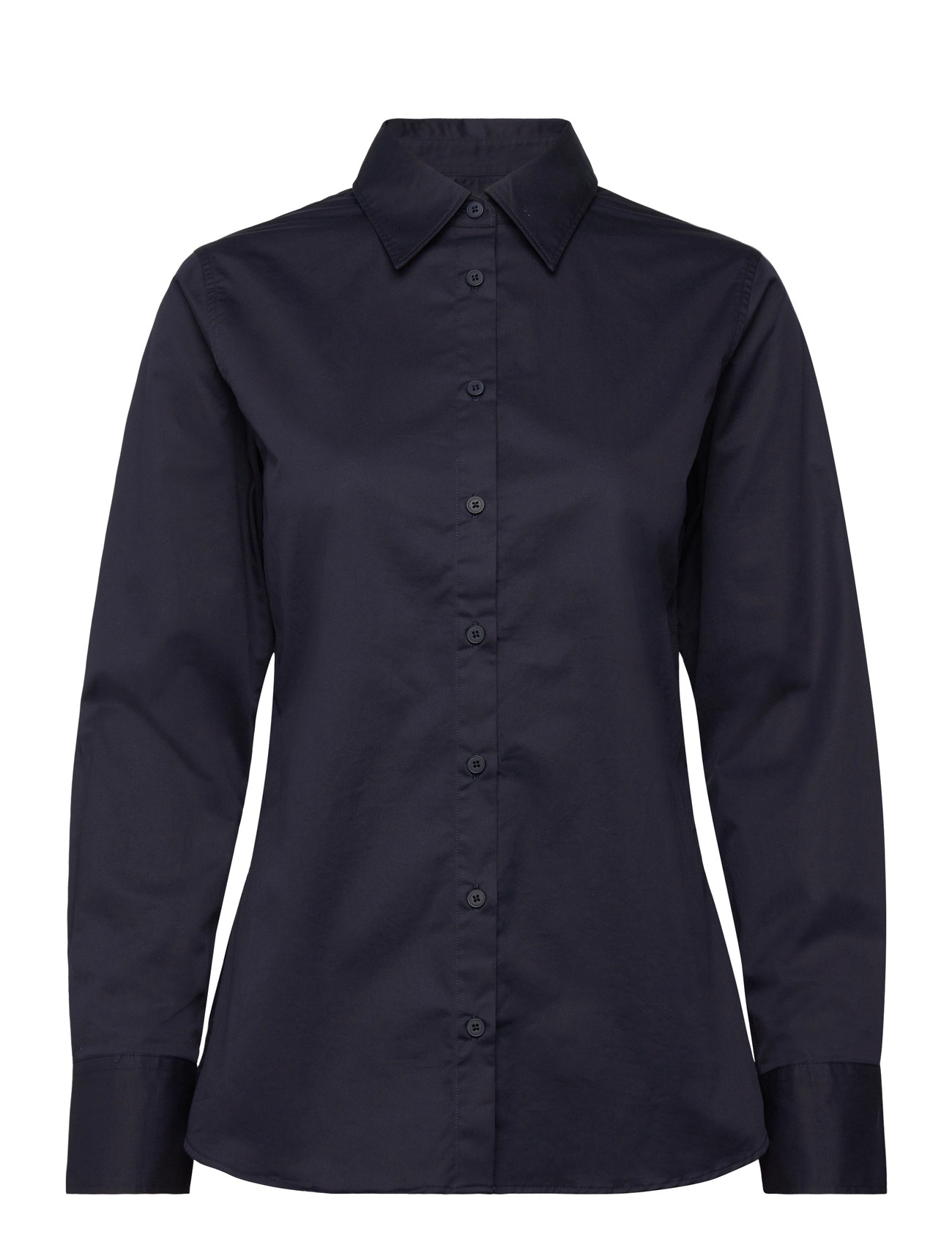 Closed Waisted Shirt, XS, Navy, Skjorter > Langærmede, Dame