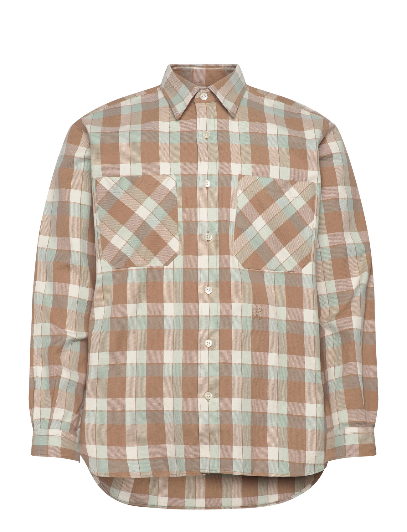 Closed Formal Shirt Glazed Green, S, Brown, Skjorter > Afslappet Shirts, Herre