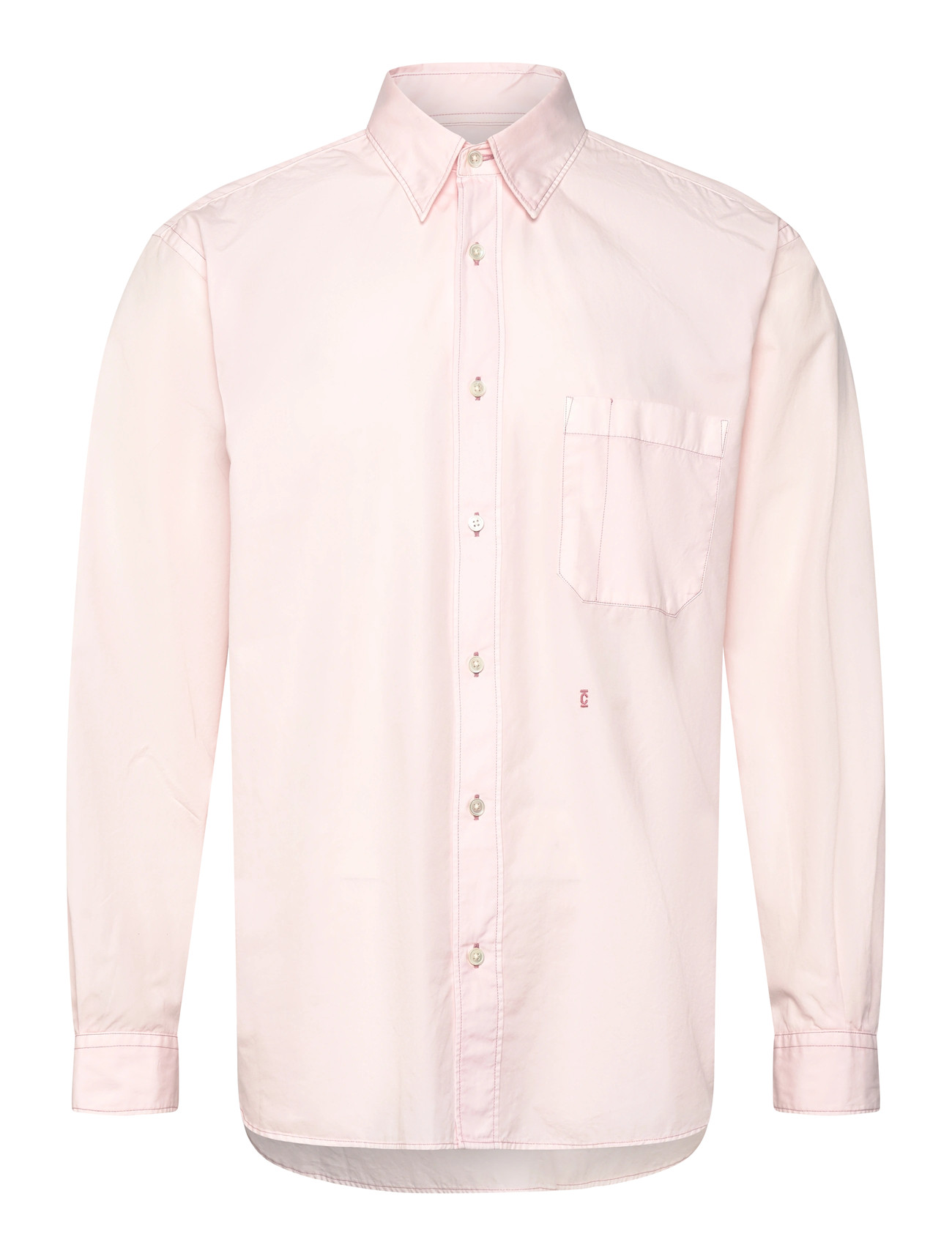 Closed Formal Army Shirt Shirts & Blouses Pink Hydrangea, S, Pink, Skjorter > Afslappet Shirts, Herre