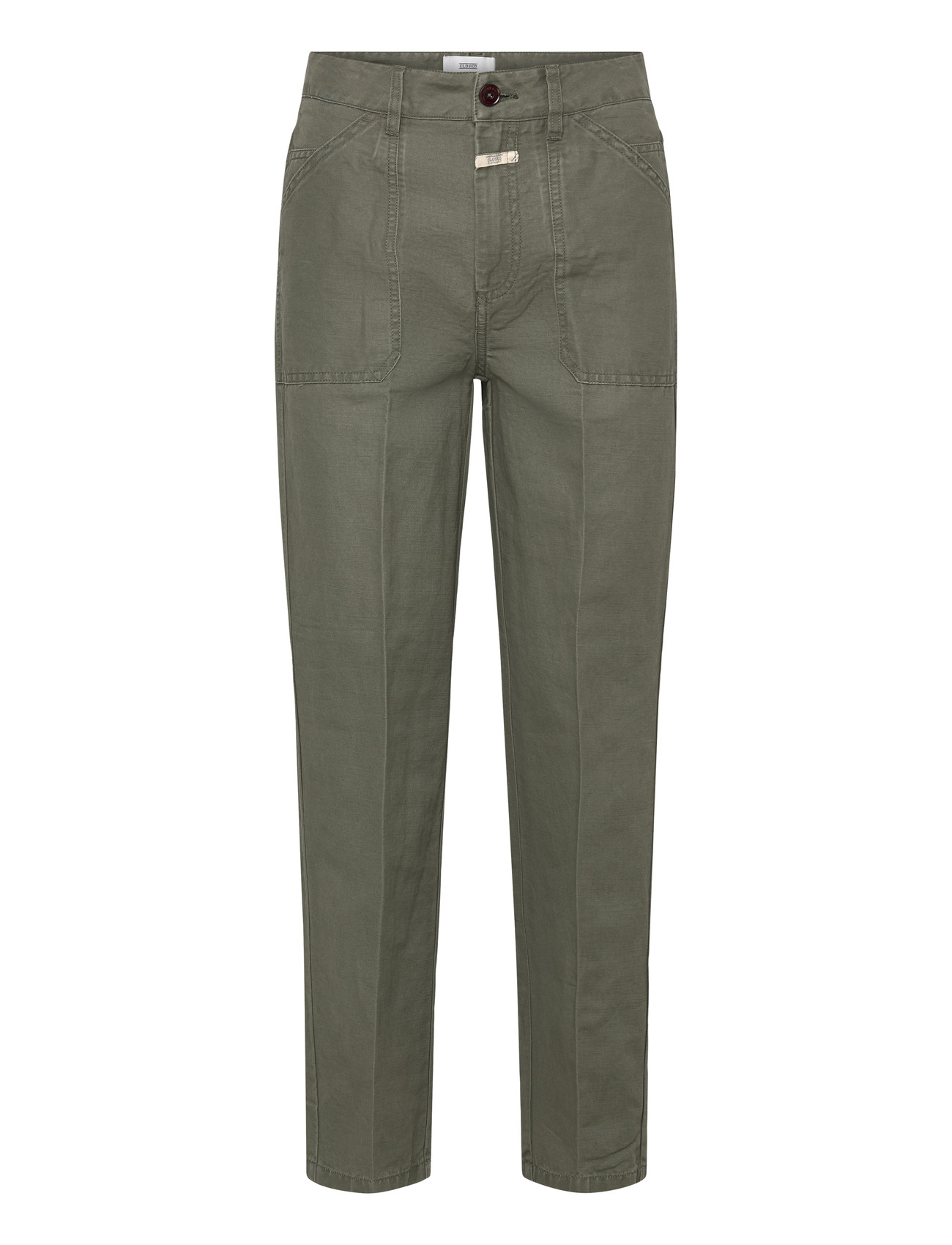 Closed Closed Women Abe Pants Olive Green, 25, Khaki green, Bukser > Chinos, Dame