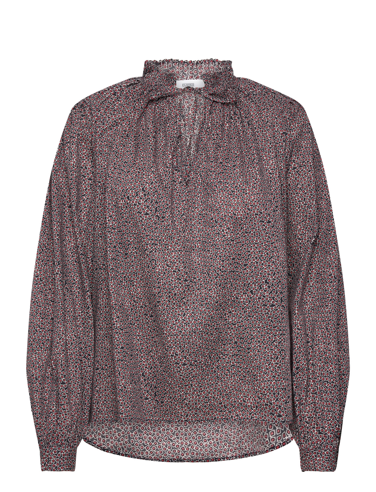 Closed Closed Scarlett Blouses Amaranth Red, S, Multi/patterned, Bluser > Langærmede, Dame