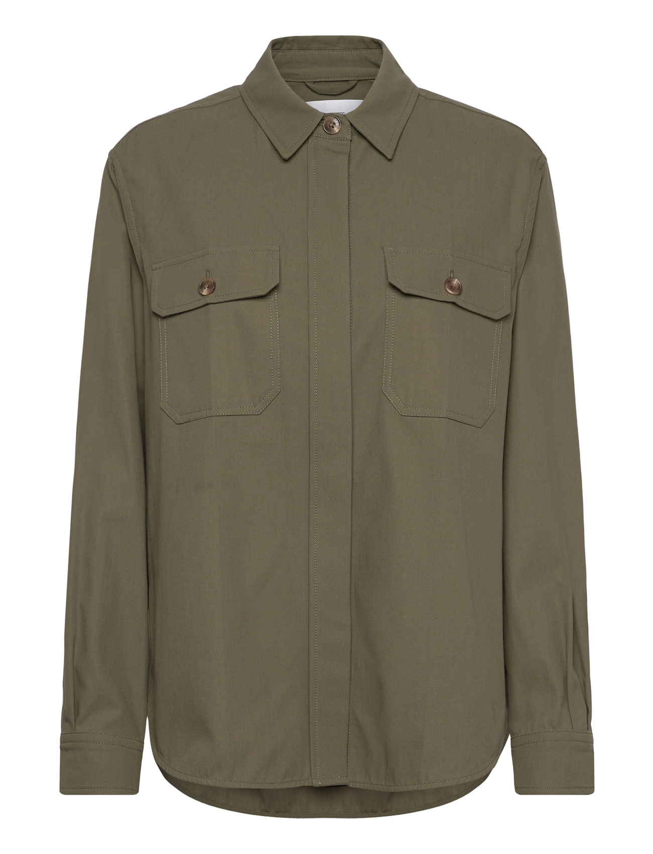 Closed Women Kally Dried Basil, S, Khaki green, Skjorter > Langærmede, Dame