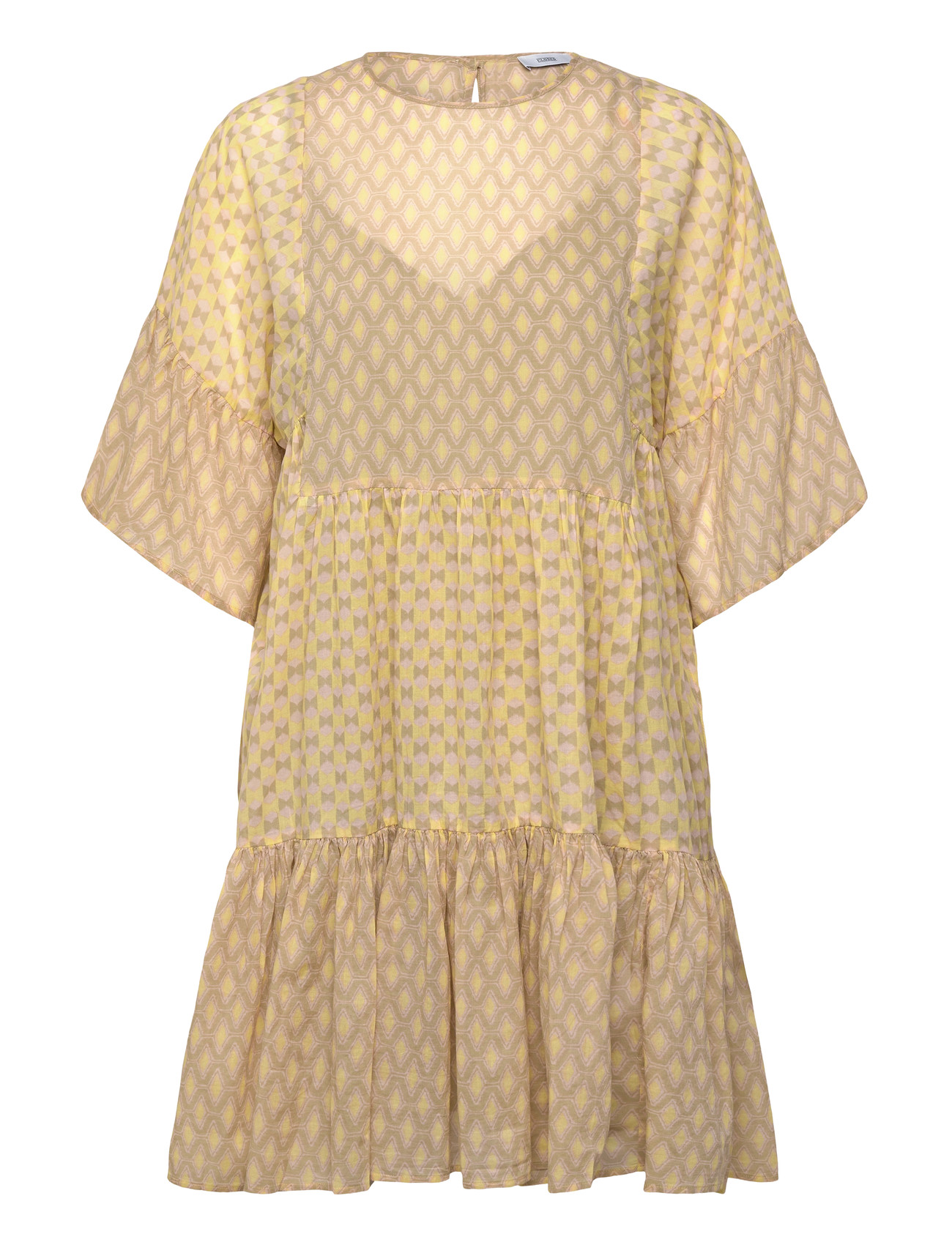 Closed Tennieblouse Strong Mustard, S, Multi/patterned, Designere > Korte Kjoler, Dame