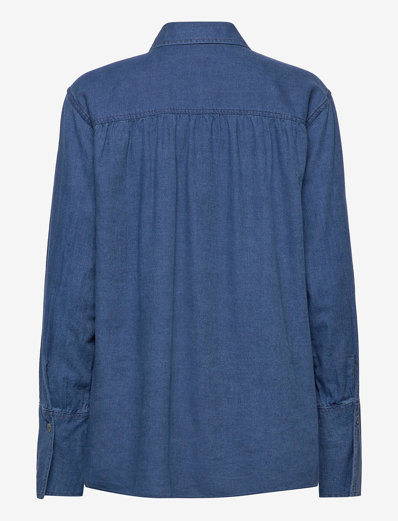 Closed - womens blouse - chemises en jeans - dark blue - 2