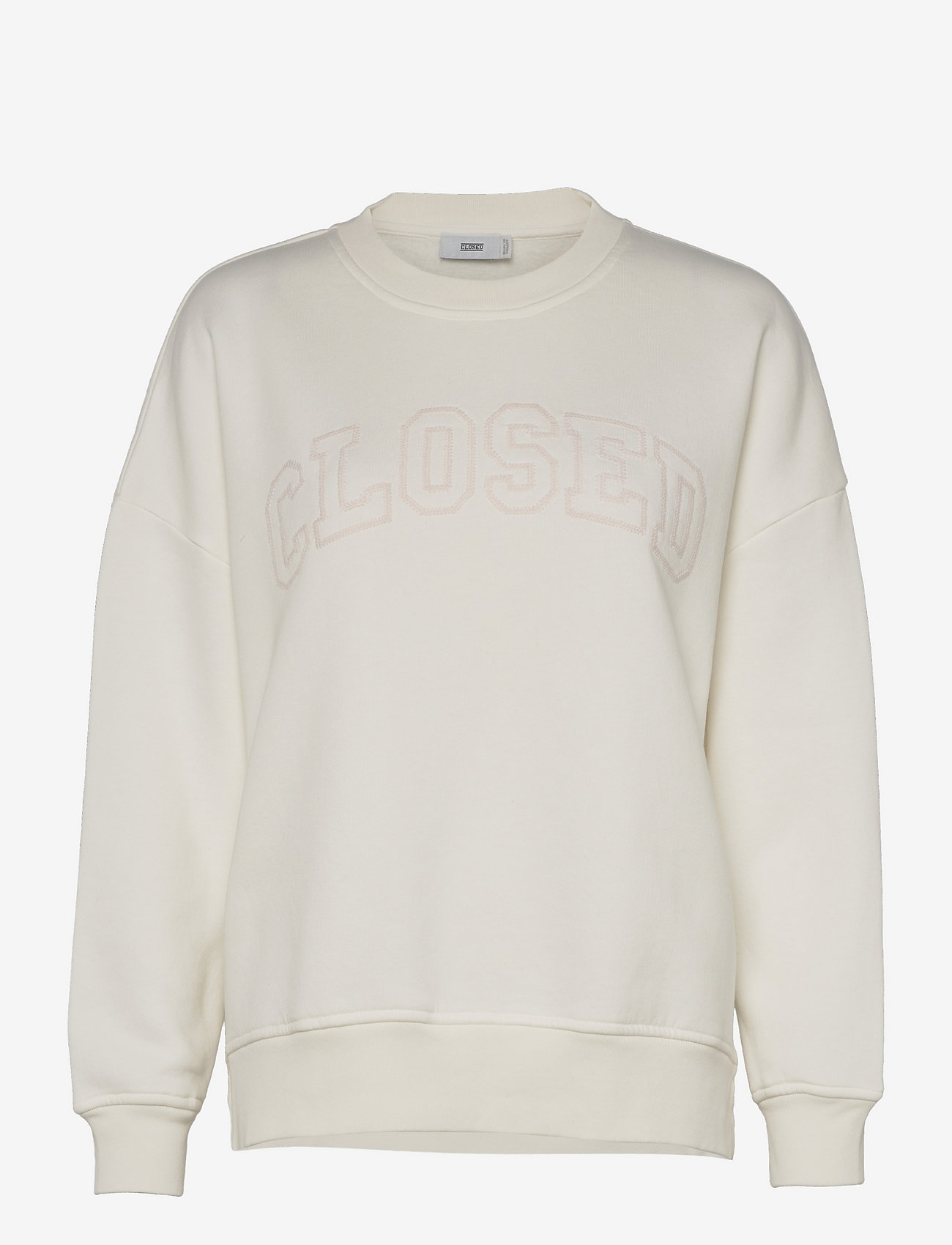 Closed - womens top - sweatshirts et sweats à capuche - ivory - 1