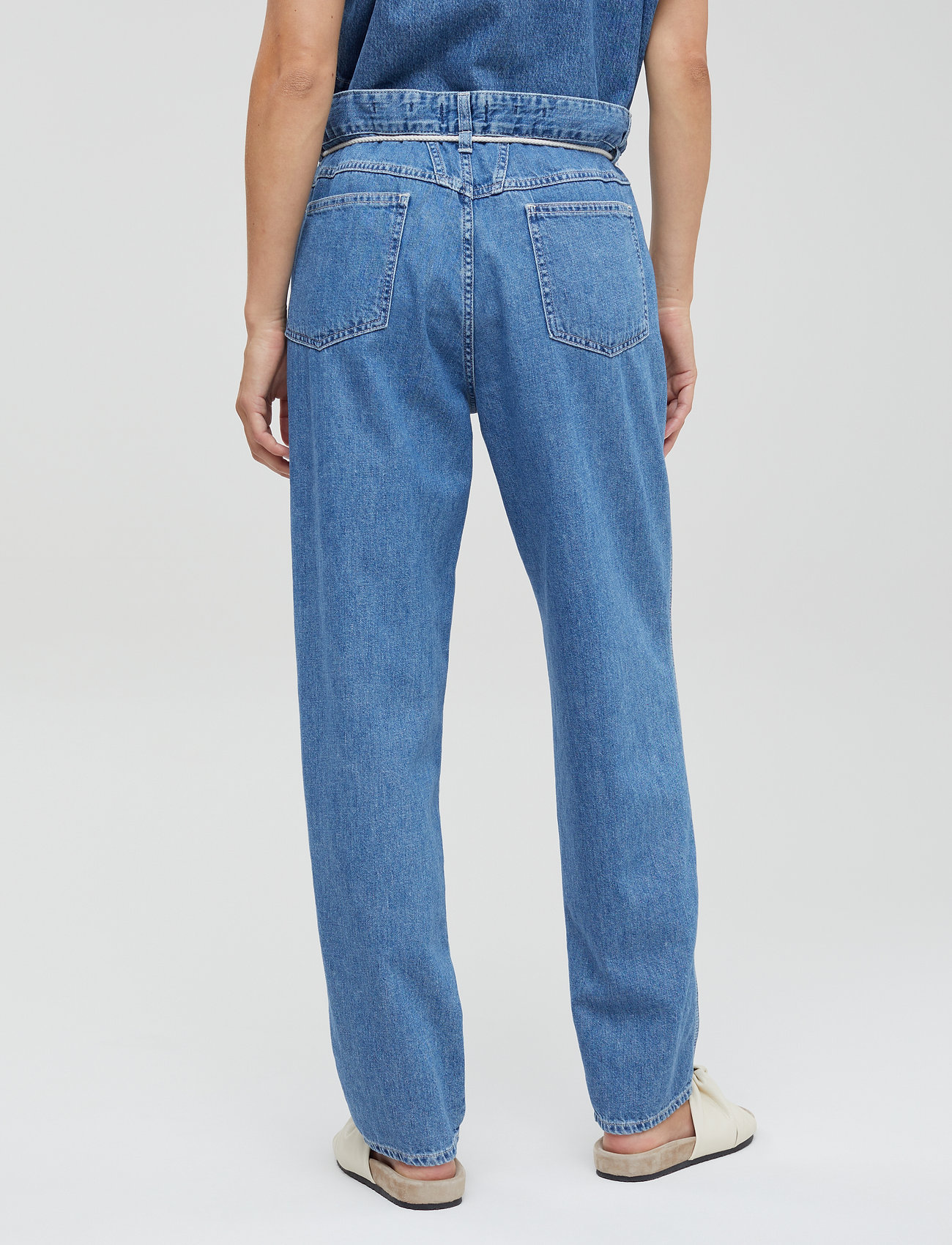 Closed - anni - jeans droites - mid blue - 3