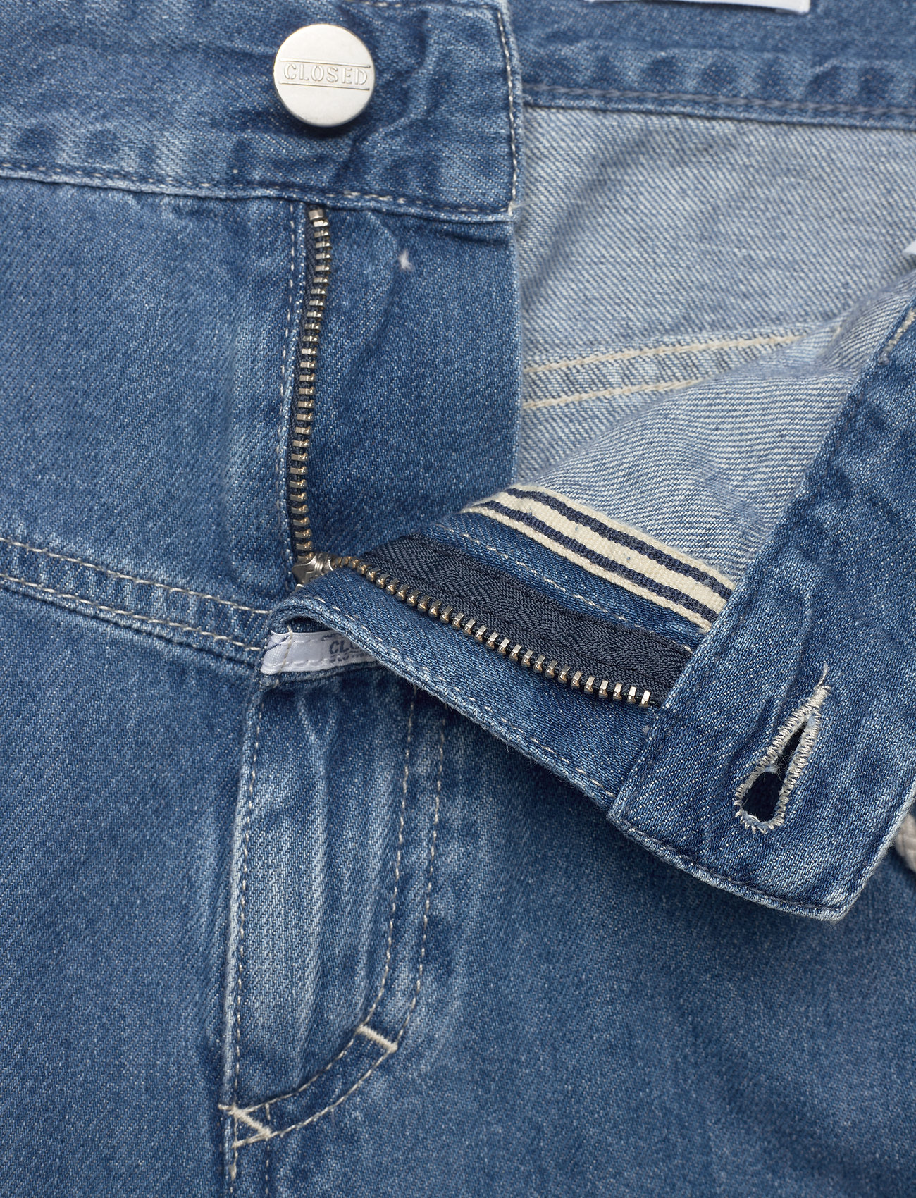 Closed - anni - jeans droites - mid blue - 7