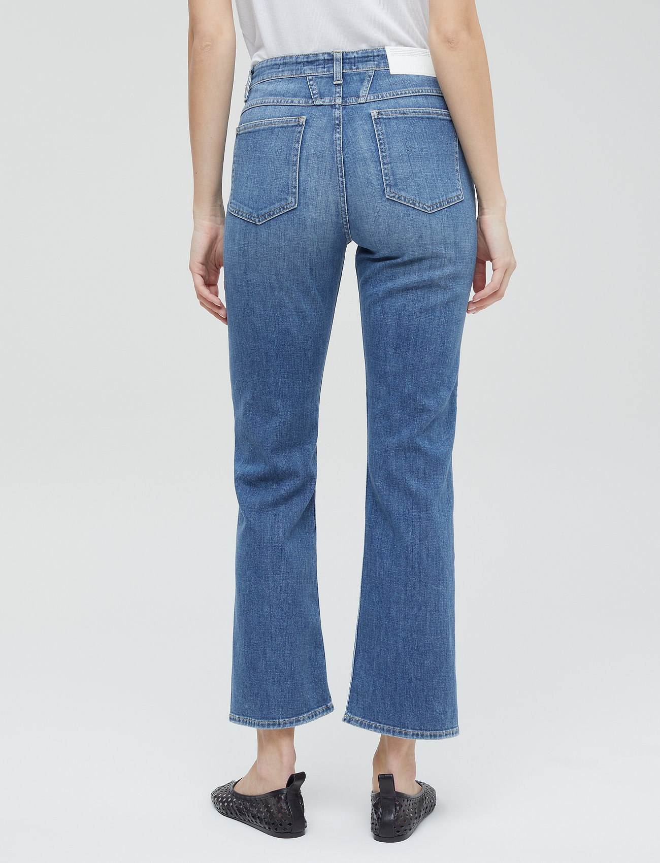 Closed - womens pant - jeans évasés - mid blue - 3