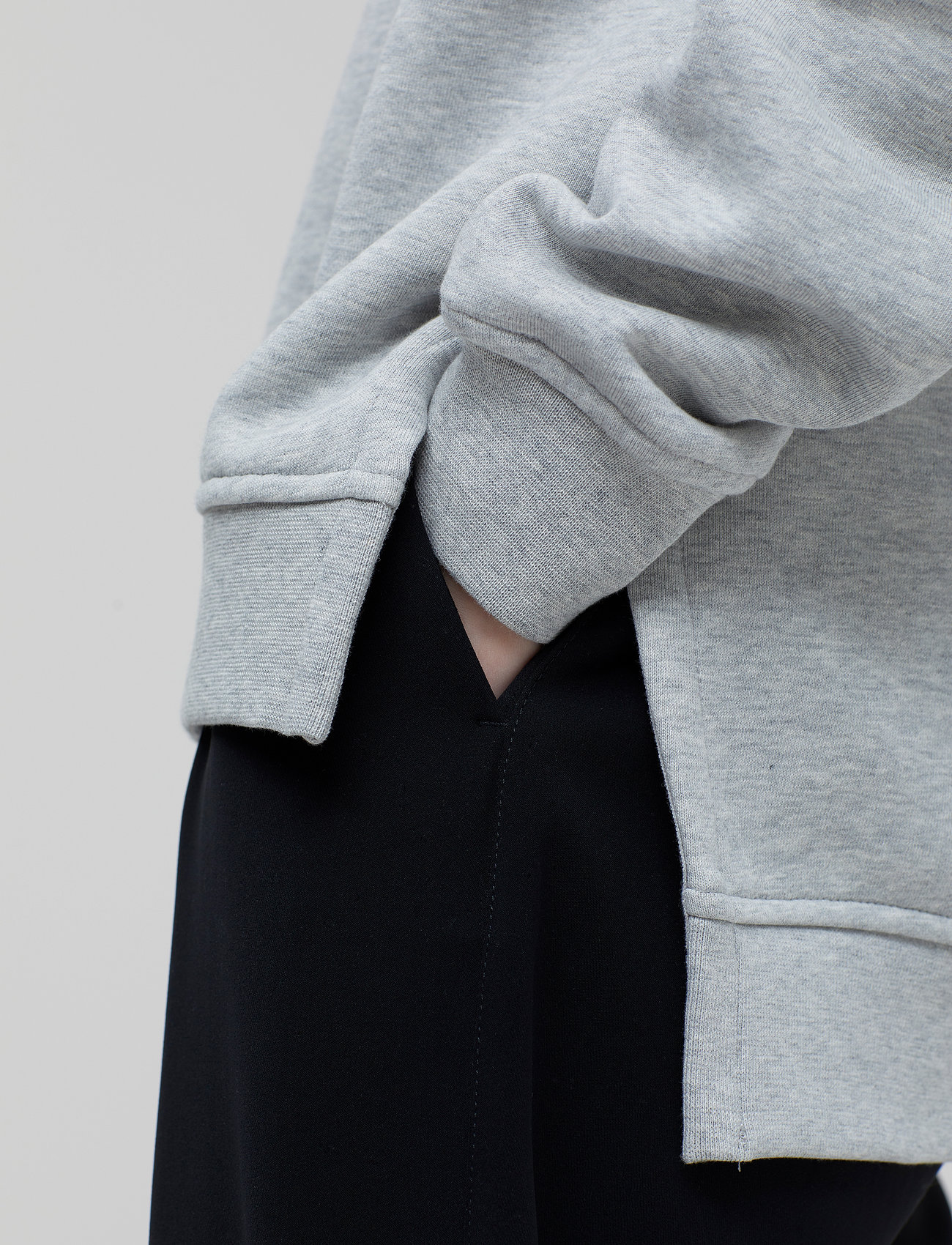 Closed - printed hoodie - sweatshirts et sweats à capuche - light grey melange - 5