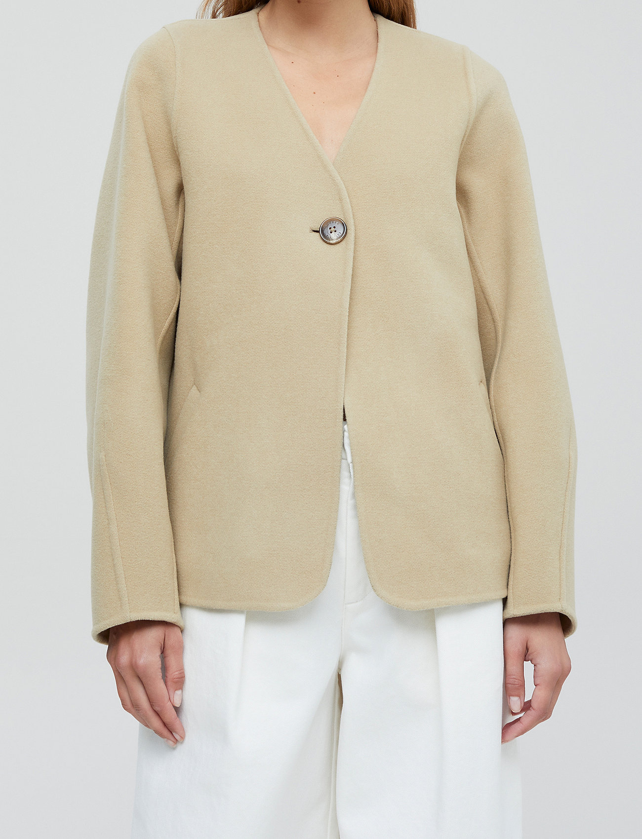 Closed - womens jacket - dried teak - 0
