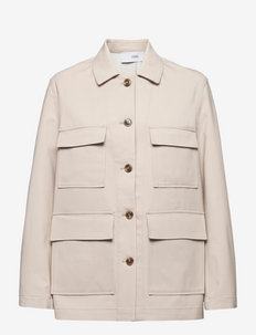 field jacket - utility jackets - grain beige
