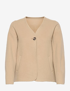 womens jacket - light jackets - dried teak