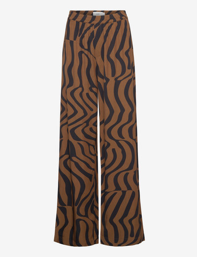 winona - wide leg trousers - golden wood