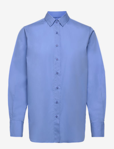 womens blouse - jeansblouses - placid blue