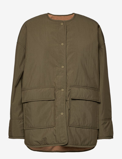 oversized jacket - darba stila jakas - pine green