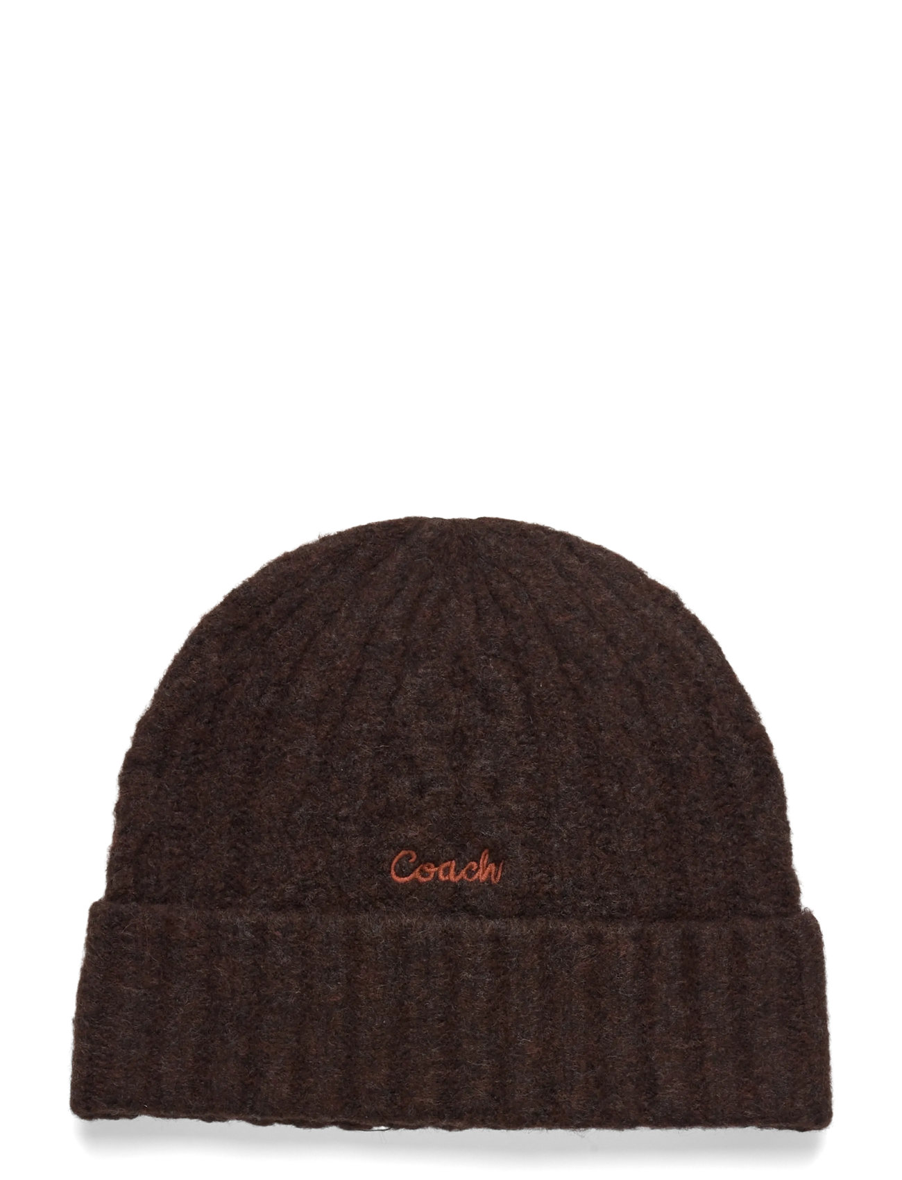 COACH Accessoires Bestickt Cable Knit Pudelmütze Braun - One Size - Damen