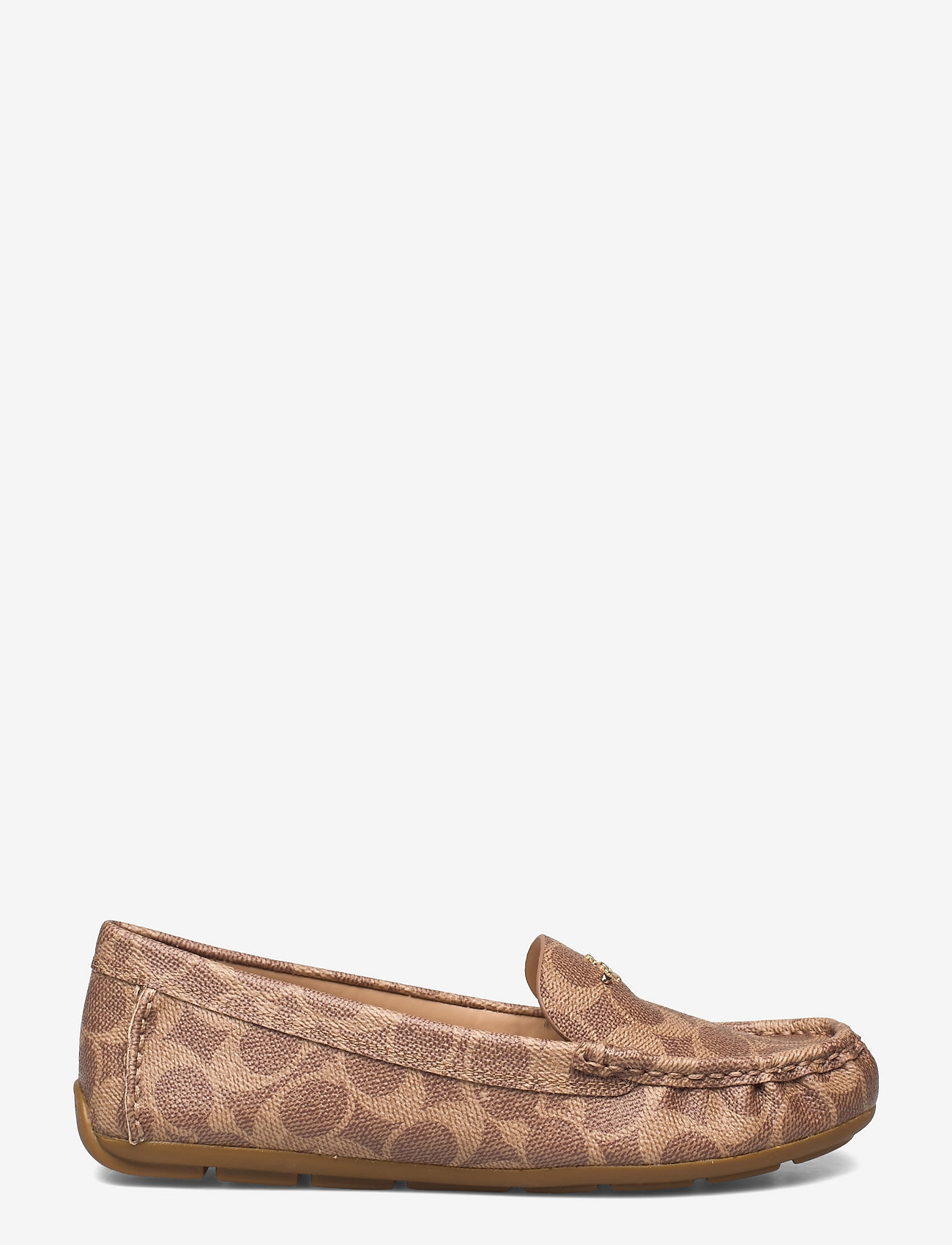 coach brown loafers