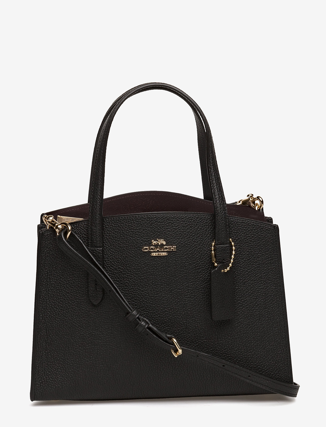 coach charlie carryall 28 black