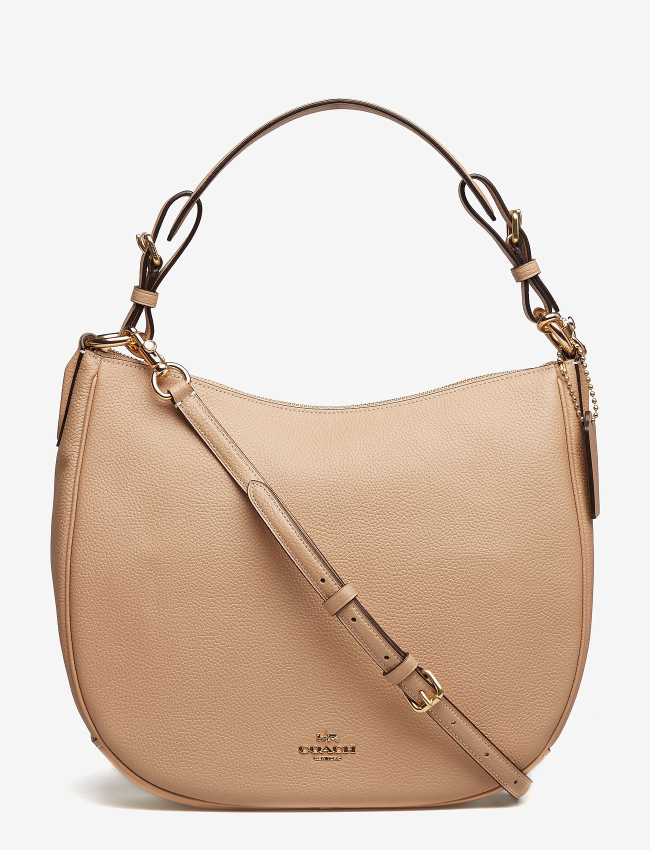 coach pebbled leather hobo bag