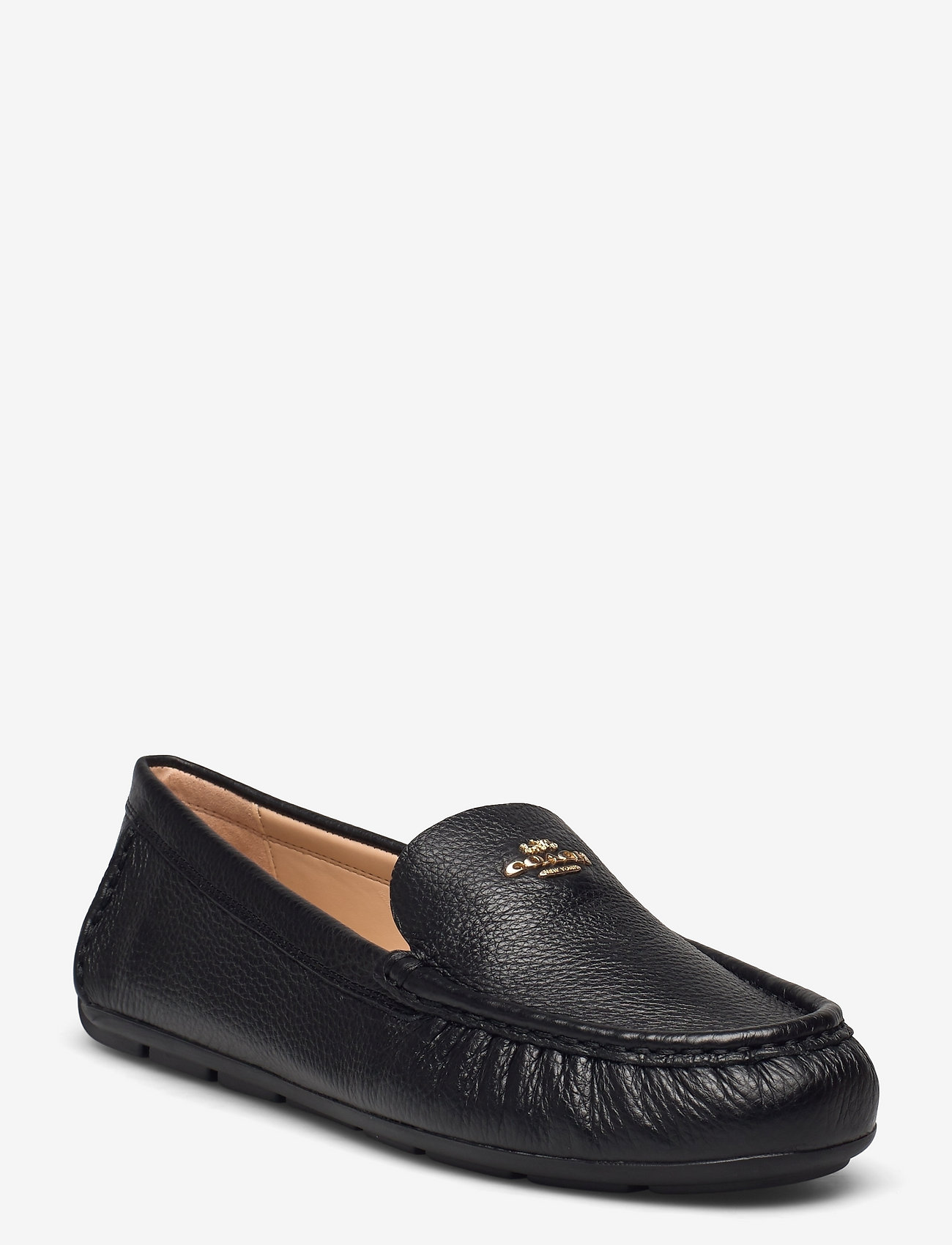 coach leather loafers