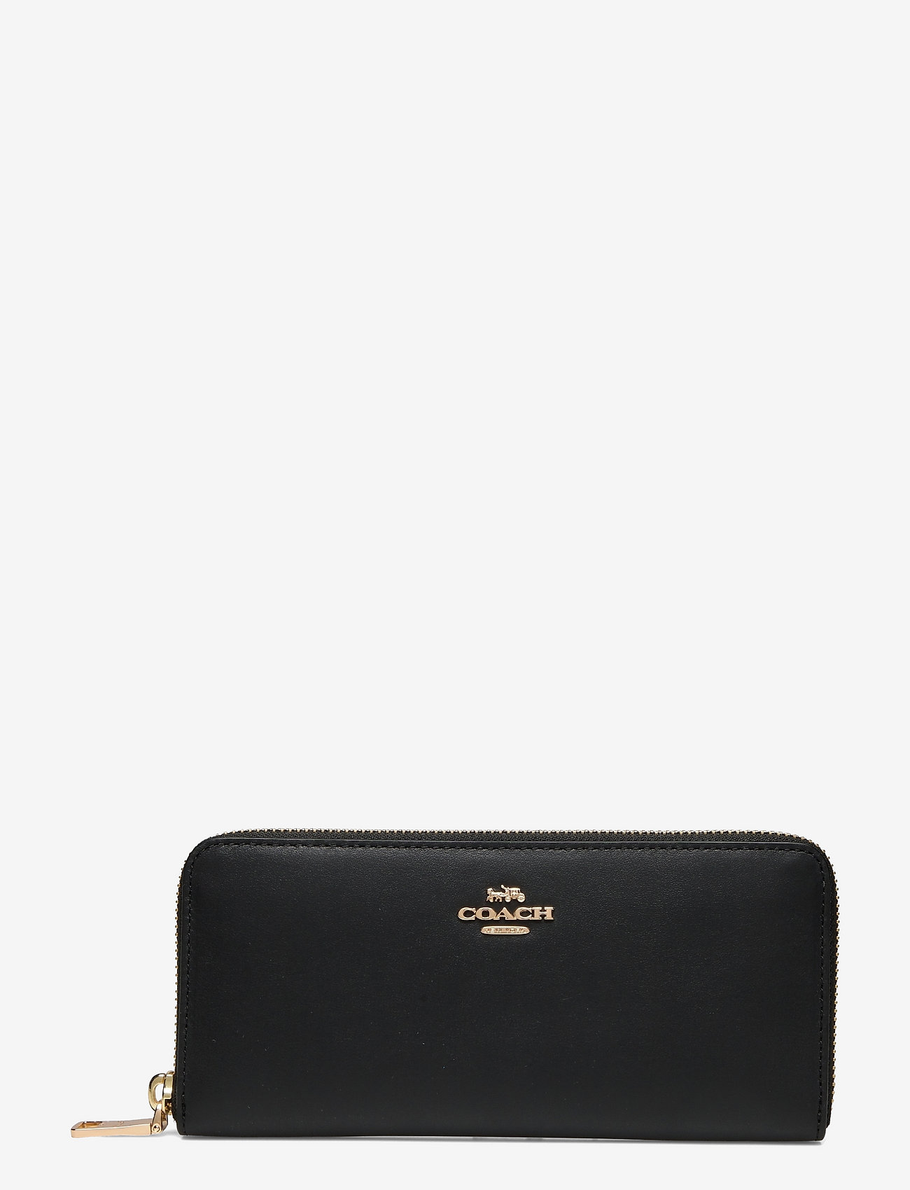 coach black accordion wallet