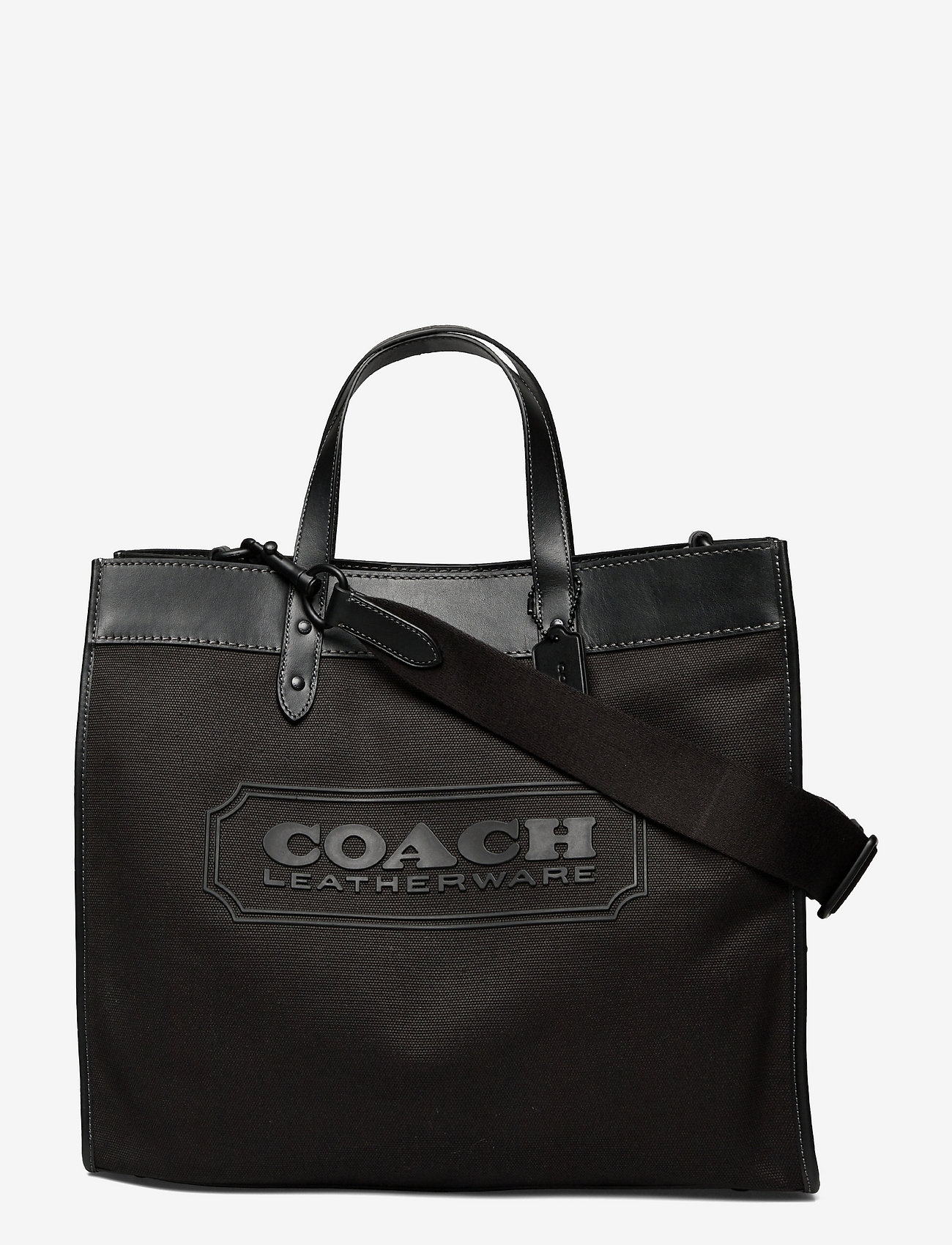 Coach Field Tote 40 In Organic Cotton Canvas With Coach Badge - Bags | Boozt.com