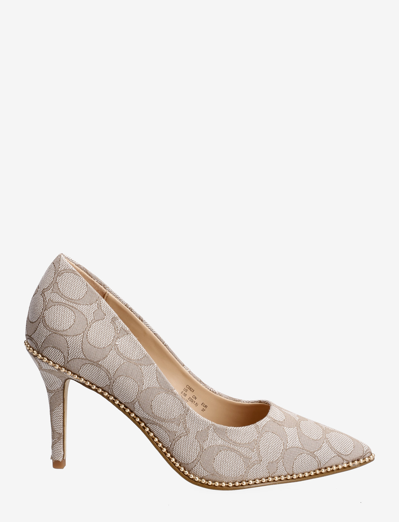 coach beige pumps