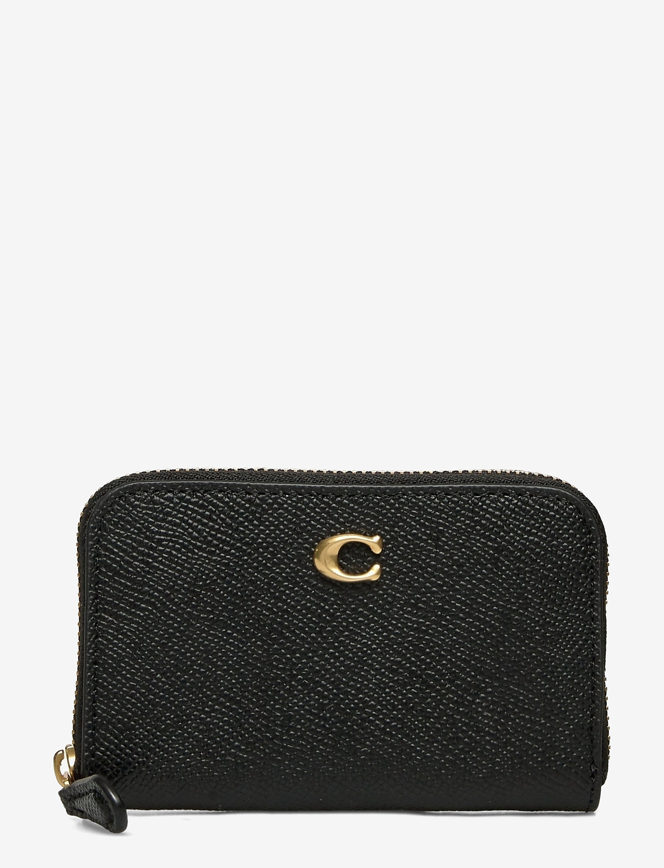 Coach - SMALL ZIP AROUND CARD CASE - card holders - black - 0